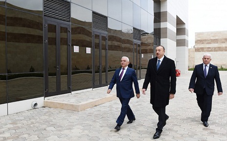 President Aliyev attends opening of "White City-1" electrical substation in Baku - PHOTOS